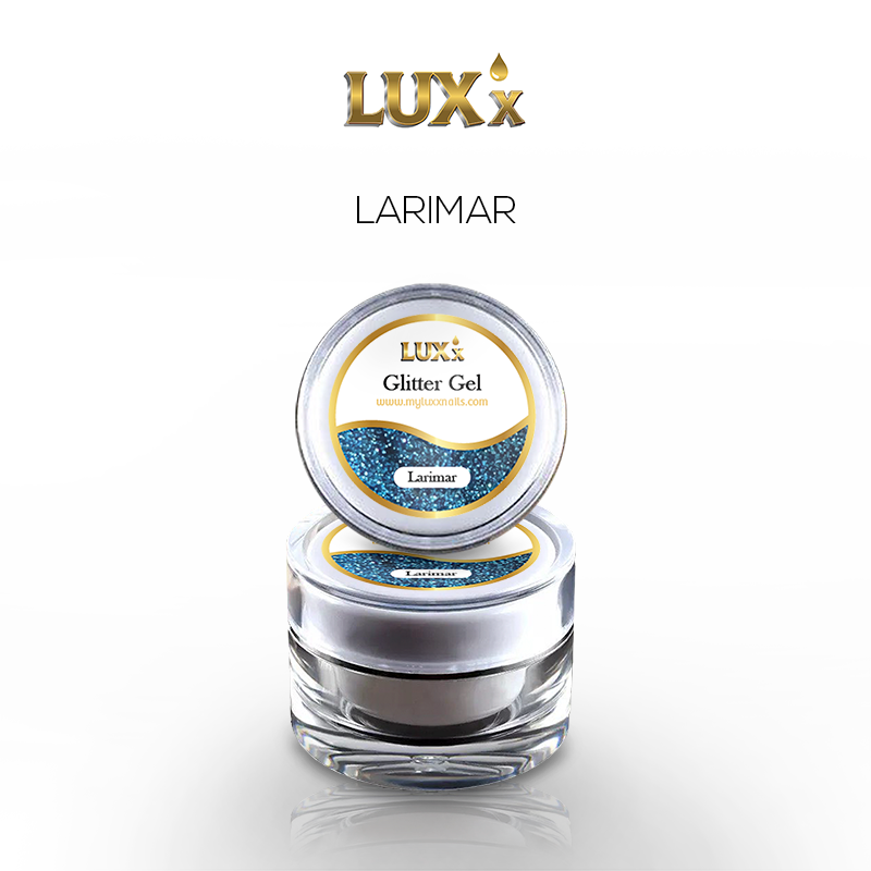 8-glitter Гел боя с частици Glitter Larimar - Image 1